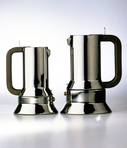 Richard Sapper, Espresso coffee maker, 1978. For Alessi. 