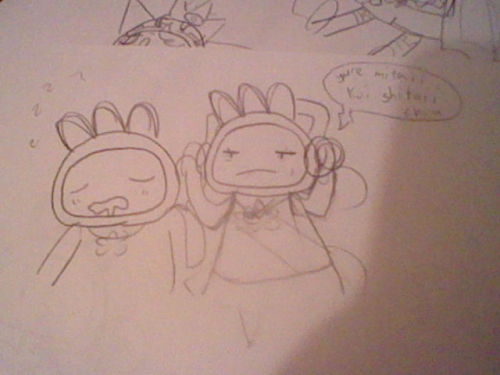 giddysky:someone had to text me pretty cure while I was drawing scribblenauts