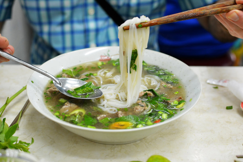 npr:  I fell for pho in Saigon in 1974, when I was 5 years old. When my family came