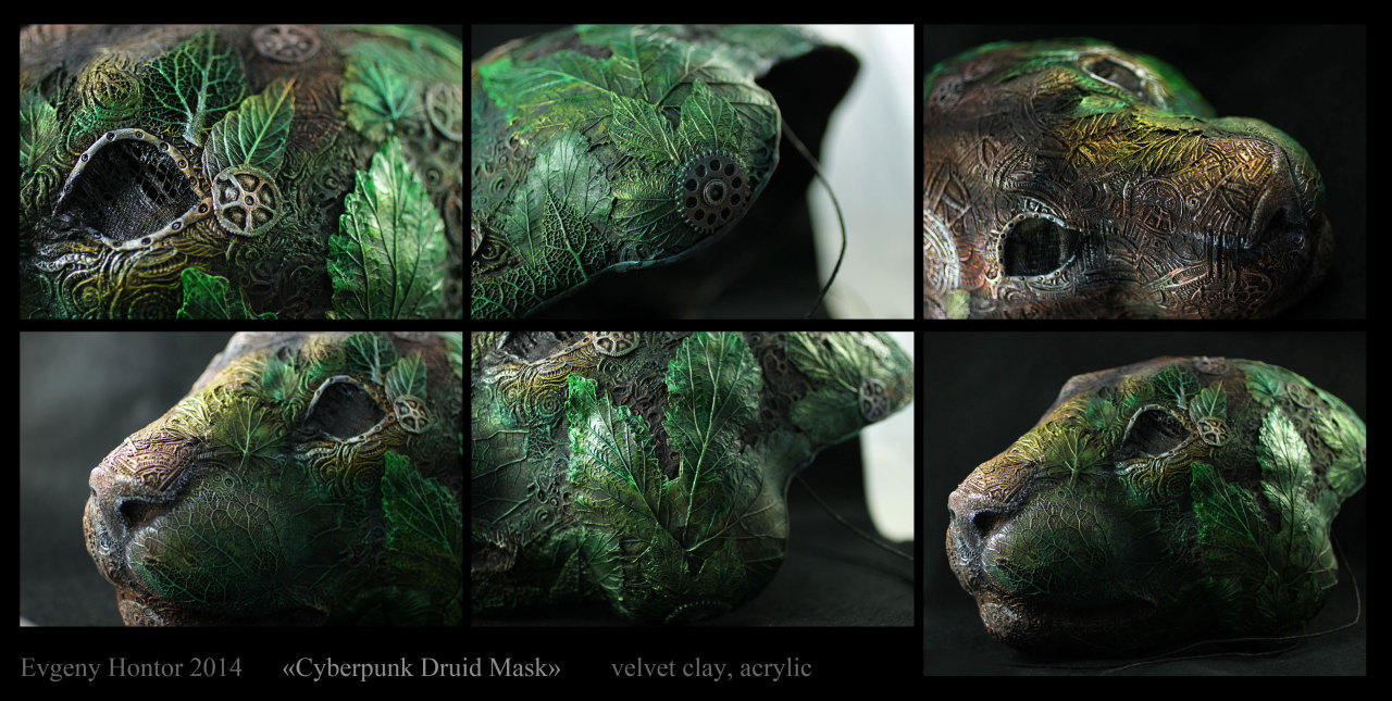 evgenyhontor:  For sale: https://www.etsy.com/ru/listing/185931612/steampunk-cyberpunk-leopard-animal-mask