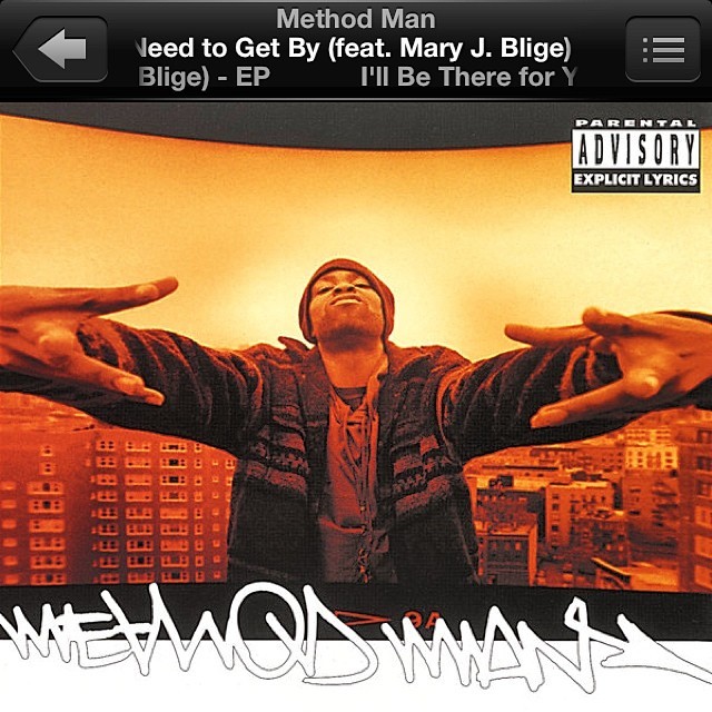 Classic. #methodman #maryjblidge #allineedtogetby #illbethereforyou #rap #hiphop