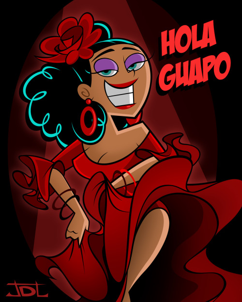 javidluffy:  Second (and probably not last) entry for my Flamenco Art Jam! I am really glad I drew this at last! Doing Paulina as a bailaora is something I’ve had in my mind for so many years… but the dress and the pose are so difficult… and I am