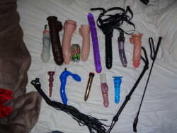 greakfreak:  Which toy should I make him fuck me with….perhaps the strap-on?  Maybe I will just save that one to use on him! :) Care to leave a note and let us know?