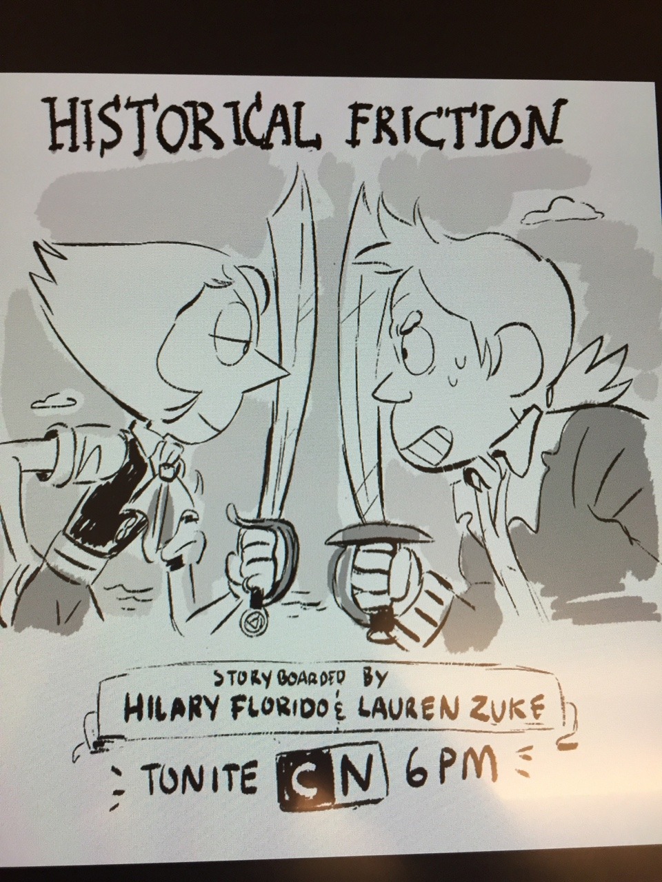 laurenzuke:  TONIGHT ARR A NEW ARRR EPISODE ARR BOARDED BY HILARY FLORIDO AND ME,