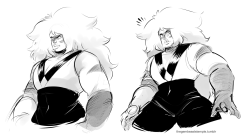 thegembeaststemple:  Super busy/tired/stressed at the mo, but please accept these assorted Jasper (mostly) doodles done over the past month or so 