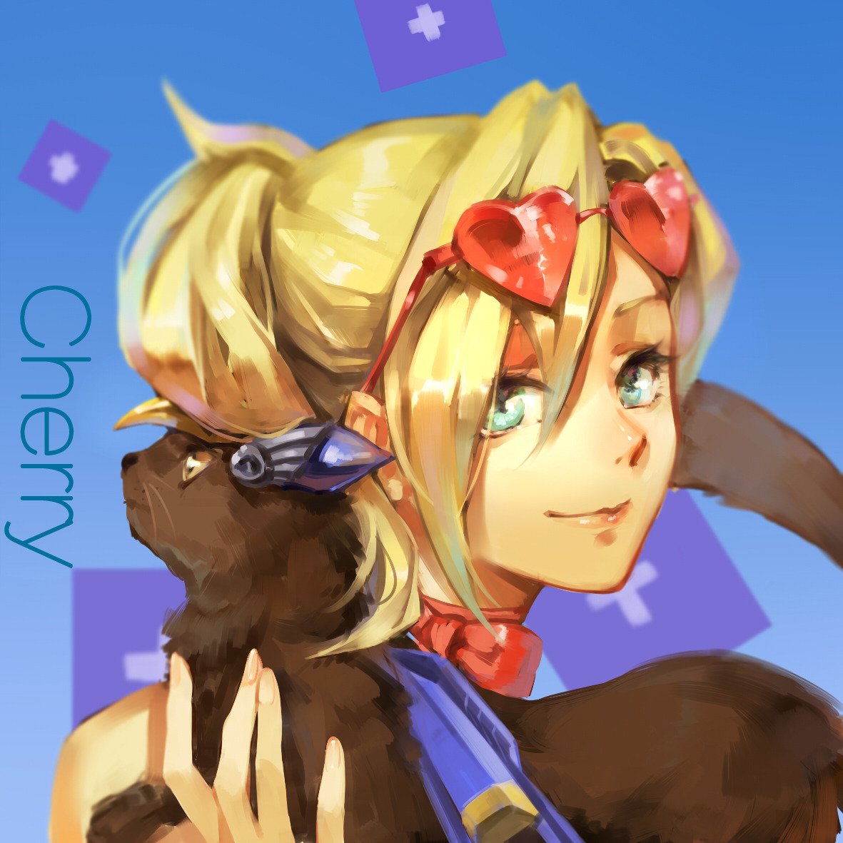 borealisowl:  Welcome to Hollywood, Pharah and Mercy / CherryOQ 