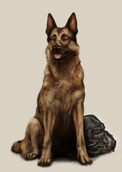 grimmsever: I started this drawing 6 years ago while waiting for Fallout 4. After hearing about the 