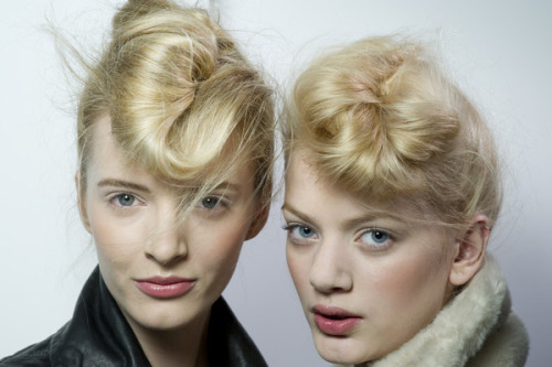 modcloth:  Awesome updos at Fendi via Team adult photos