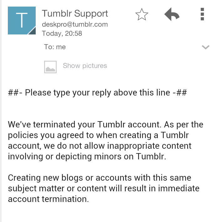 ask-wbm:  clopper-banned:  Yay   Tumblr is at it again. Clopper-Dude/Crack-Dragon’s