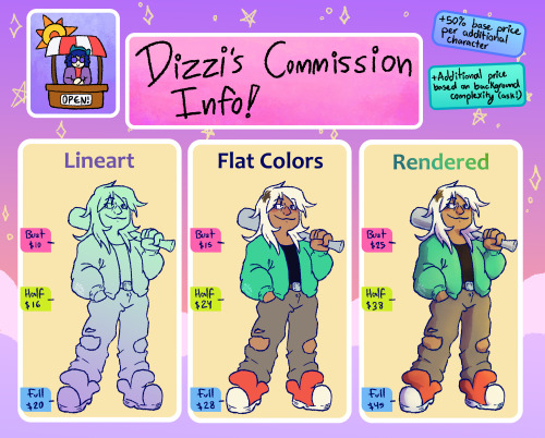 COMMISSION INFO {OPEN}