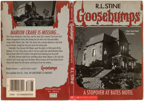unexplained-events:  Classic Horror Films Meet R.L. StineTaken from the Tumblr ifitwerestine. They take classic/modern day horror movies and shows and give them the R.L. Stine treatment. A wonderful blog to go check out. These are some of our favorite