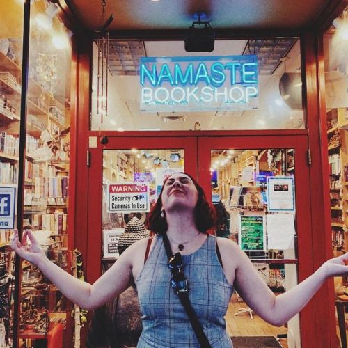 Namaste. ‍♀️@misselizabetka #namaste #sheninigans # https://www.instagram.com/p/B2erKqVAazT/?igshid=