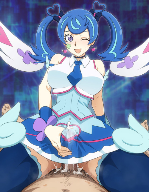 hentai-leaf:   Blue Angel (Aoi Zaizen’s VR Alias) from Yu-Gi-Oh! VRAINS, by various artists.  