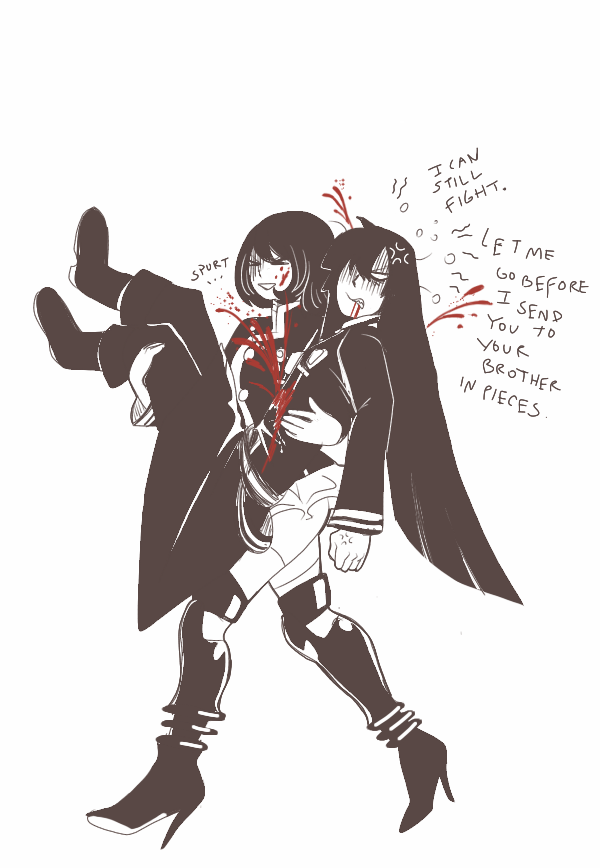 jaysosillyart:  lenalee you could just drop kanda off in the trash tbh