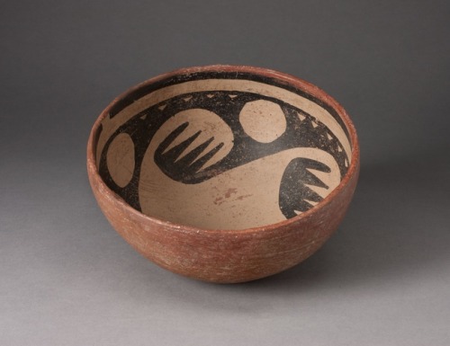 Miniature Bowl with Interior Bird-Wing Motif, Ancestral Pueblo, 1250, Art Institute of Chicago: Arts