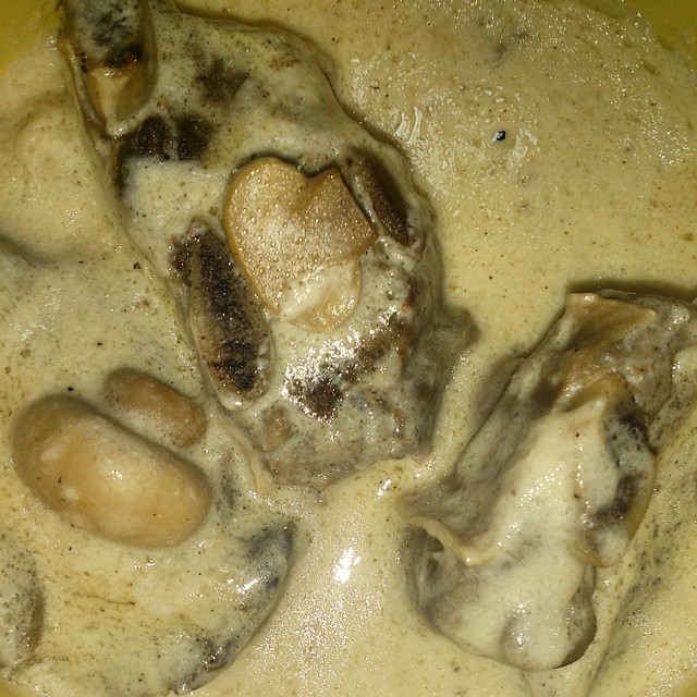 Beef in Creamy Mushroom Sauce. Mangan! 🍴 #dinner #favorite