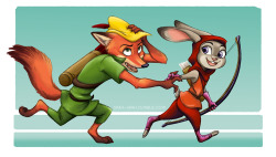 inah-inah:“Come on Nick! we will be late!” “It’s just a party Carrots”x3!