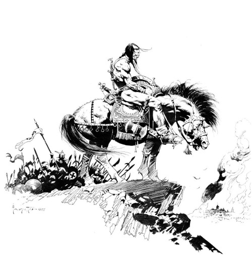 spaceshiprocket: Kubla Khan Portfolio by Frank Frazetta