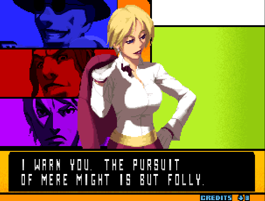 Bison2Winquote — - Iori Yagami, The King of Fighters 1998 (SNK)