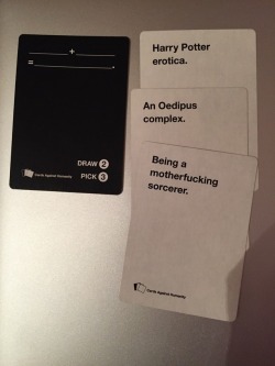 berlynn-wohl:  thecardgameforhorriblepeople: New fave. can u imagine being the hero who made this a good black card 