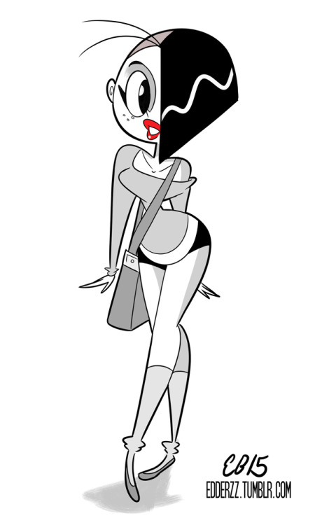 grimphantom2:  edderzz:  Some girl doodles from the past week!   Dem Legs! 