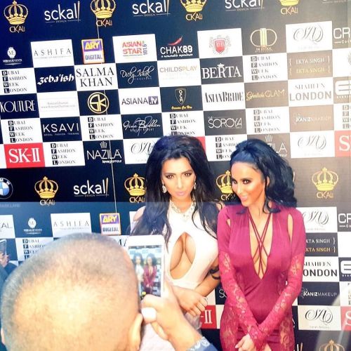 Porn @lillyghalichi & #chloekhan  #dubaifashionweek photos