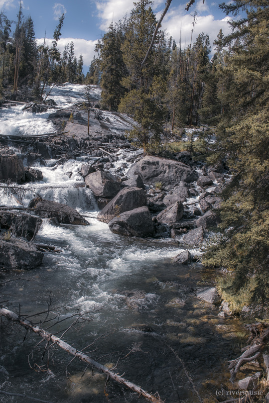 The chaotic Crazy Creek falls complex, Shoshone National Forest, Wyoming: (c) riverwindphotography