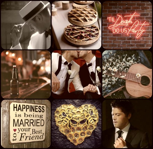 justmishahere:deancas roadhouse wedding collage?deancas roadhouse wedding collage.