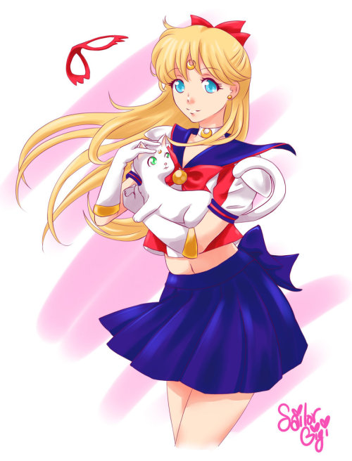 sailorgigi: Happy Birthday, Sailor V! by SailorGigi With a hint of derpy Artemis