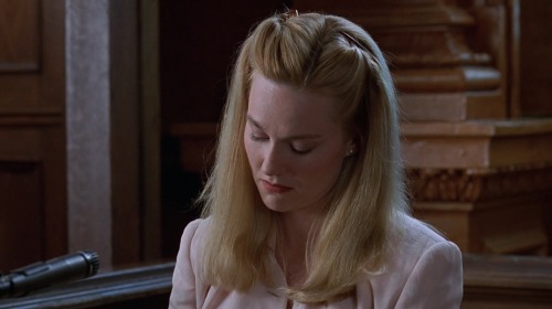 Laura Linney and her elaborately barretted hair. S05E03, &ldquo;Blue Bamboo&rdquo;