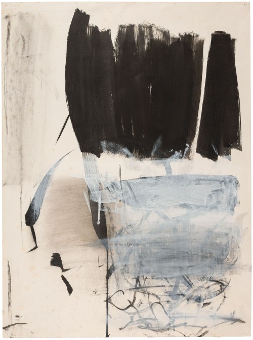 garadinervi:  Joan Mitchell, Untitled, (ink, watercolor, and charcoal on paper), ca. 1972 [Joan Mitchell Foundation, New York, NY. Joan Mitchell Center, New Orleans, LA. © Estate of Joan Mitchell]