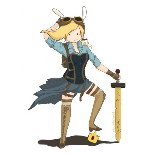 elecastrov:  adventure Time v. Steam Punk pt. 1 (Found it at micaella)