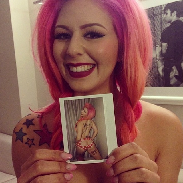 annaleebelle:  Just shot with @tmronin! Love me some dirty #Polaroids. 😁😋💗
