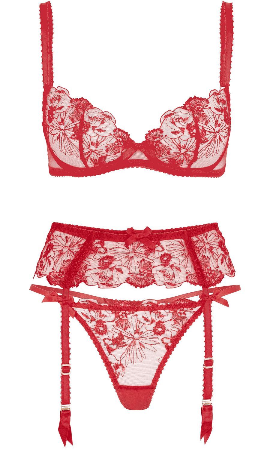 video skovl tand MARTY SIMONE • LUXURY LINGERIE - Agent Provocateur | Jayce • in floral  embroidered...
