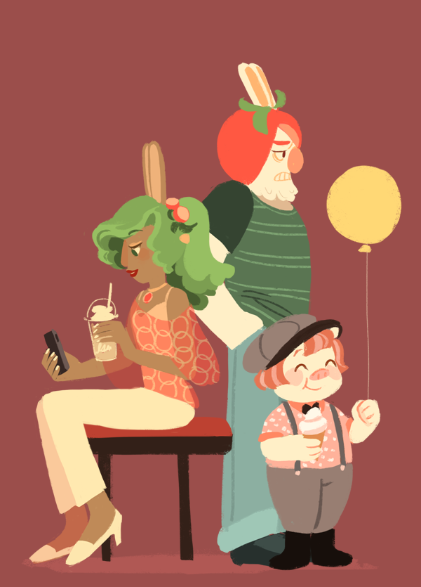 gigidigi:  Cucumber Dressed! is a book of illustrations featuring Cucumber Quest