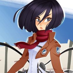 Mikasa Print for the SHOP http://bluelemonart.tictail.com This one will be uo there shortly but I got 20 more in stock 