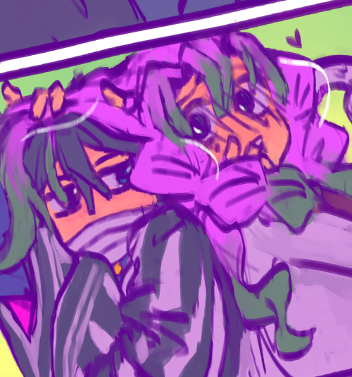 Was Thinking About Obanai Admiring Mitsuri's Hair And I Thought Of That One Panel Of Peter And MJ:?&/!/'a