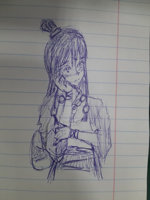 Some Ace Attorney Sketches From College