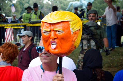 the counter-protest