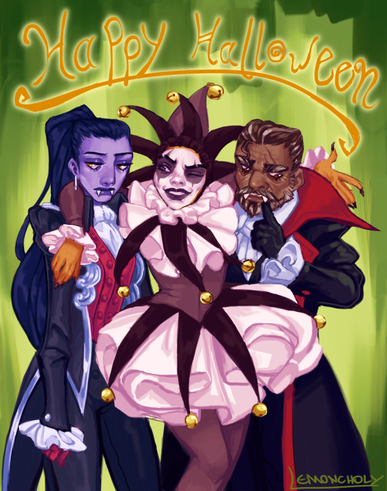 lemoncholy: sombra probably should’ve figured her goth teammates would both turn