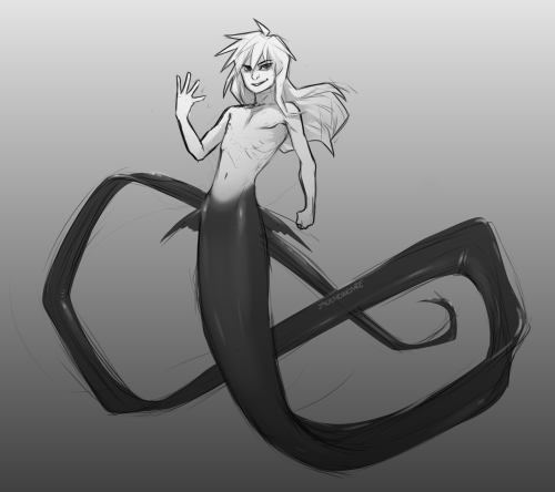 jackthevulture: Saw a post with a lot of eels.  If I was gonna do marik yami bakura was not gon