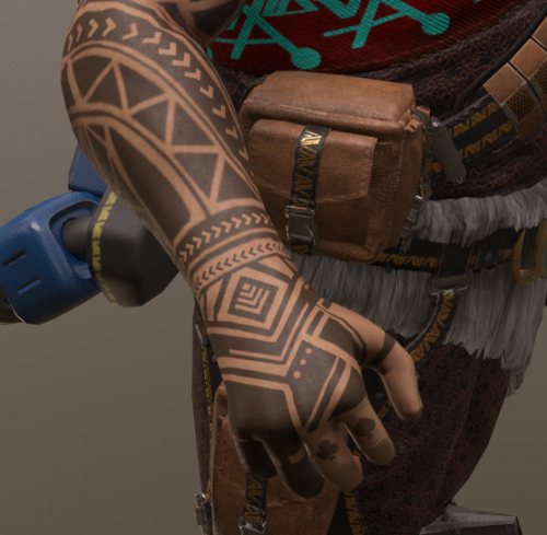 Apex Legends - Fan Art Reference Renders (2/???)Gibraltar - Call To Arms - TattoosI’m still no