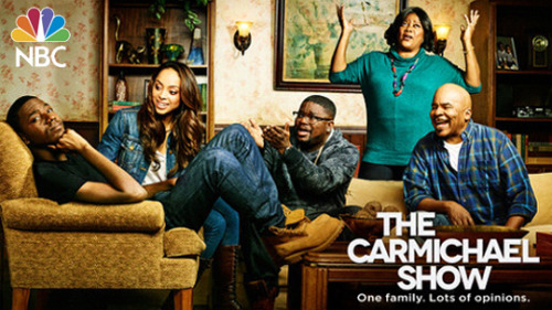 56blogscrazy:  NBC Finally let black comdies happen  & im here for it on the carmichael show they were talking about trayvon protest & u see her black lives matter shirt i was shocked 