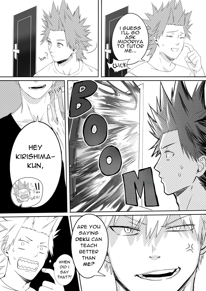 0u0b:My doujin piece for UNBREAKABLE @kiribakufanzine! Thanks to everyone who bought