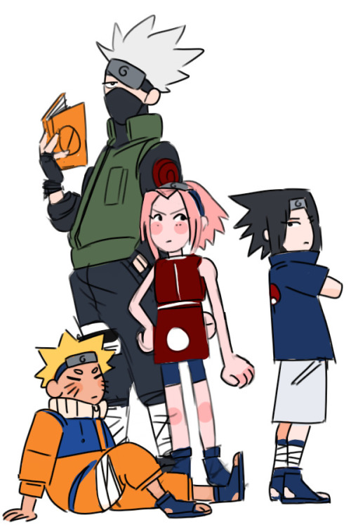 thehavster: old team 7 drawing u-u