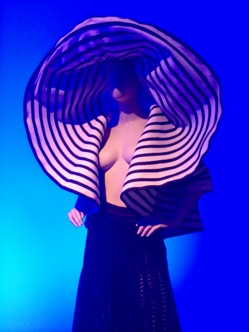 I went to the Jean Paul Gaultier fashion exhibition at the Barbican art gallery it was incredible. H