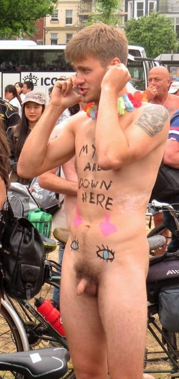 londonnakedbikeride:   Use the tag for more of him. 5 of 5.  