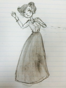 corvoattanopng:  doodled miss langtree  gibson girls are my weakness