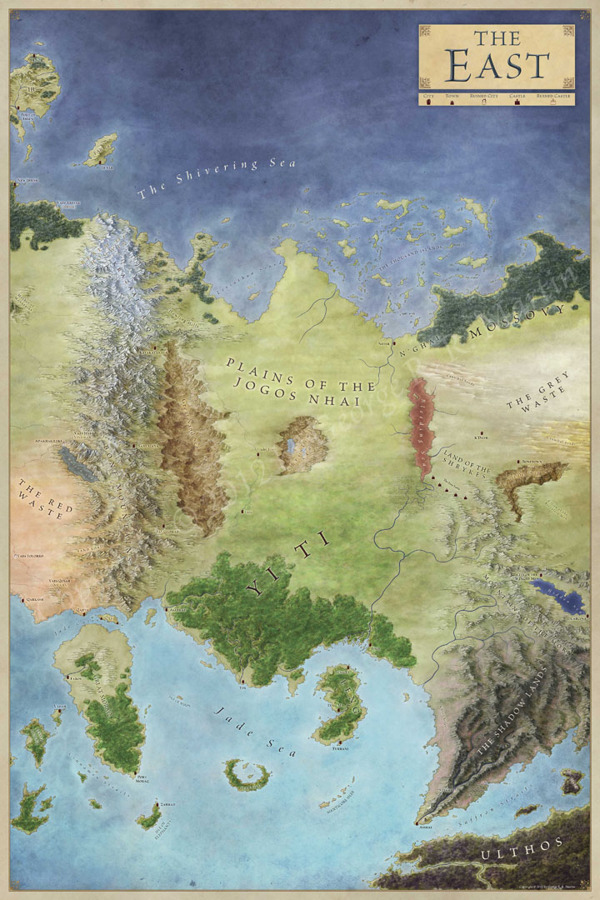 gameofthrones-fanart:  The Lands of Ice and Fire (A Game of Thrones Posters) by Jonathan