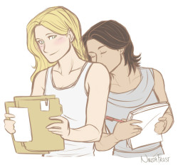 niki-frost:  Feeling unpleasantly restless today. Gonna send out some feel-good SQ kisses instead. Go give the wonderful ladies in your life a kiss. :) 